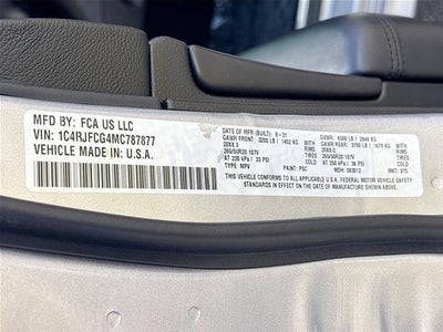 2021 Jeep Grand Cherokee High Altitude