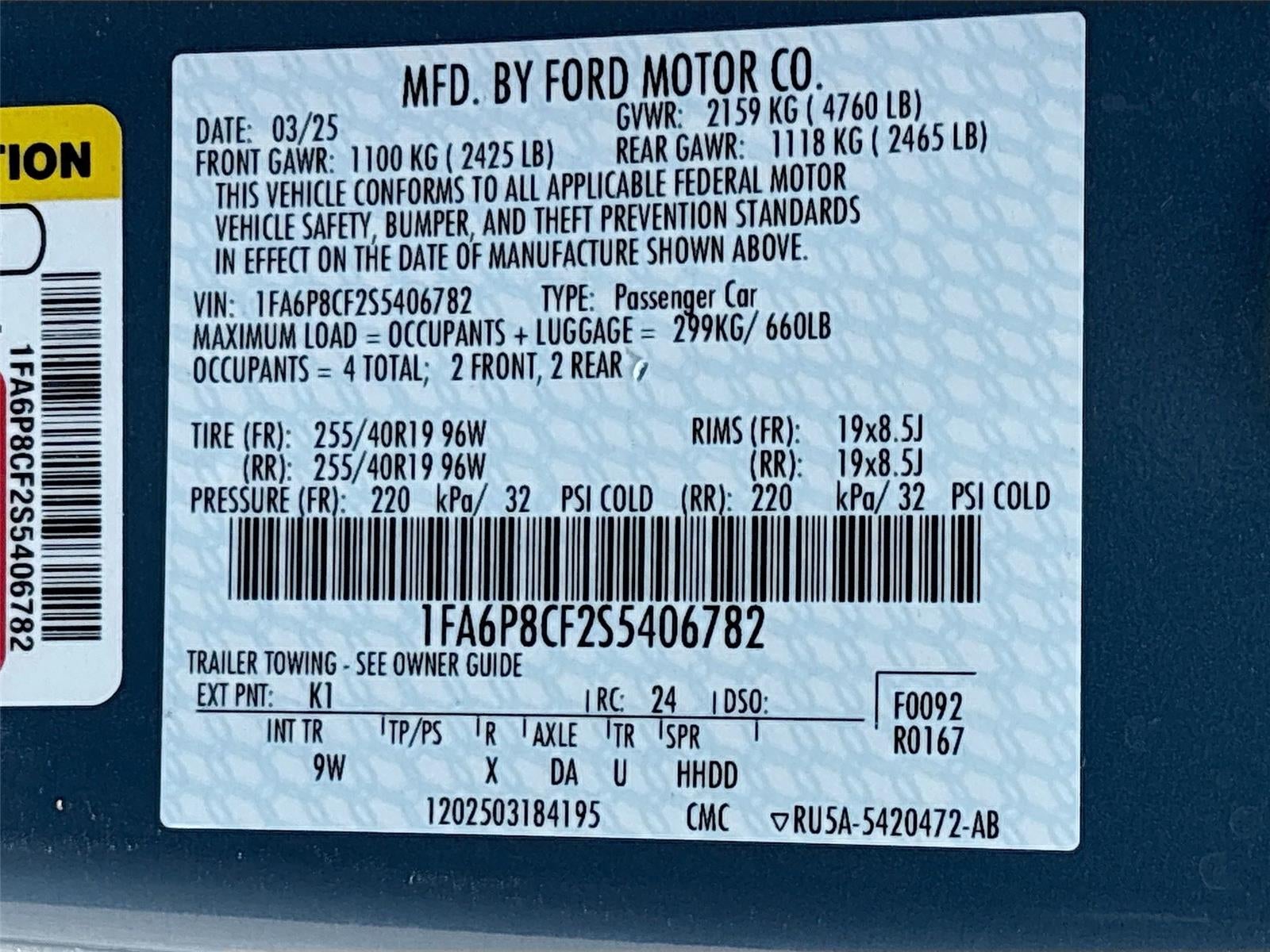 2025 Ford Mustang GT Premium