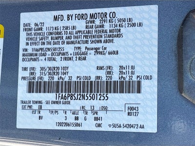 2022 Ford Mustang Shelby GT500