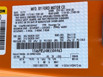 2021 Ford Mustang Shelby GT500