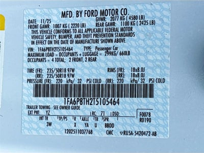 2026 Ford Mustang EcoBoost Premium