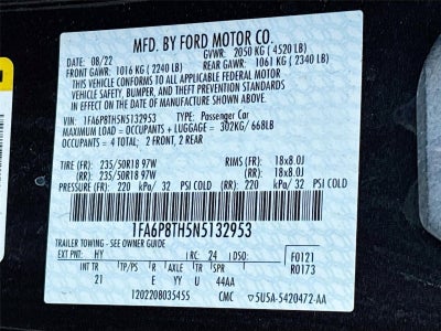 2022 Ford Mustang EcoBoost