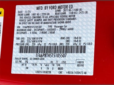 2026 Ford Mustang EcoBoost Premium