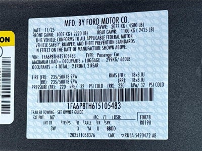 2026 Ford Mustang EcoBoost Premium