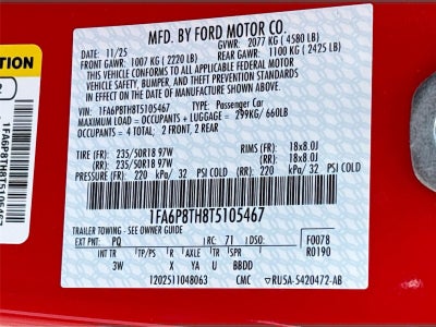 2026 Ford Mustang EcoBoost Premium