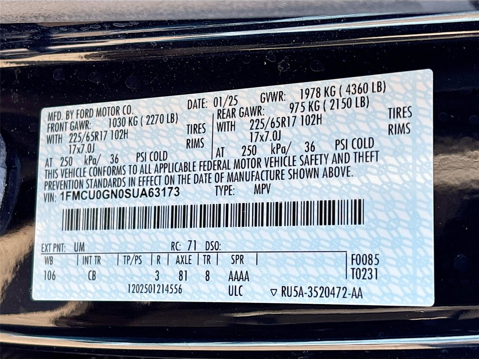 2025 Ford Escape Active