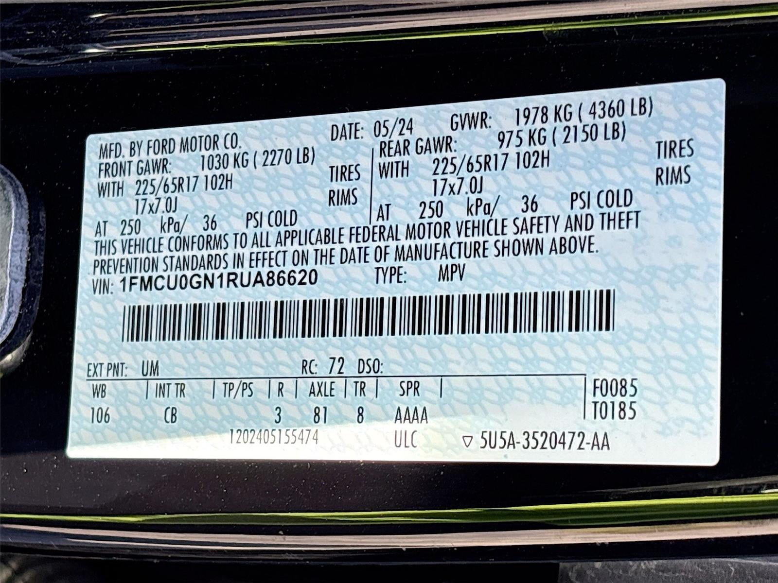 2024 Ford Escape Active