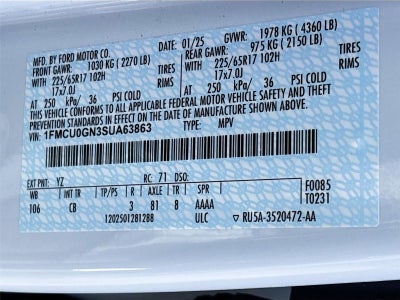 2025 Ford Escape Active