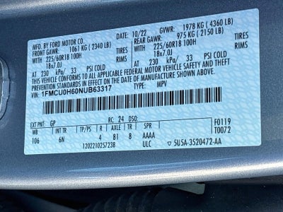 2022 Ford Escape SEL