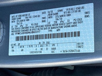 2022 Ford Escape SEL