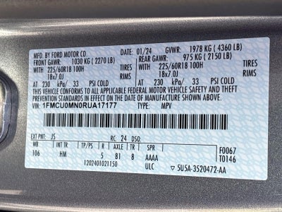 2024 Ford Escape ST-Line