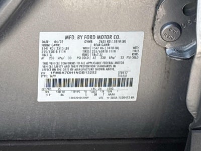 2022 Ford Explorer XLT