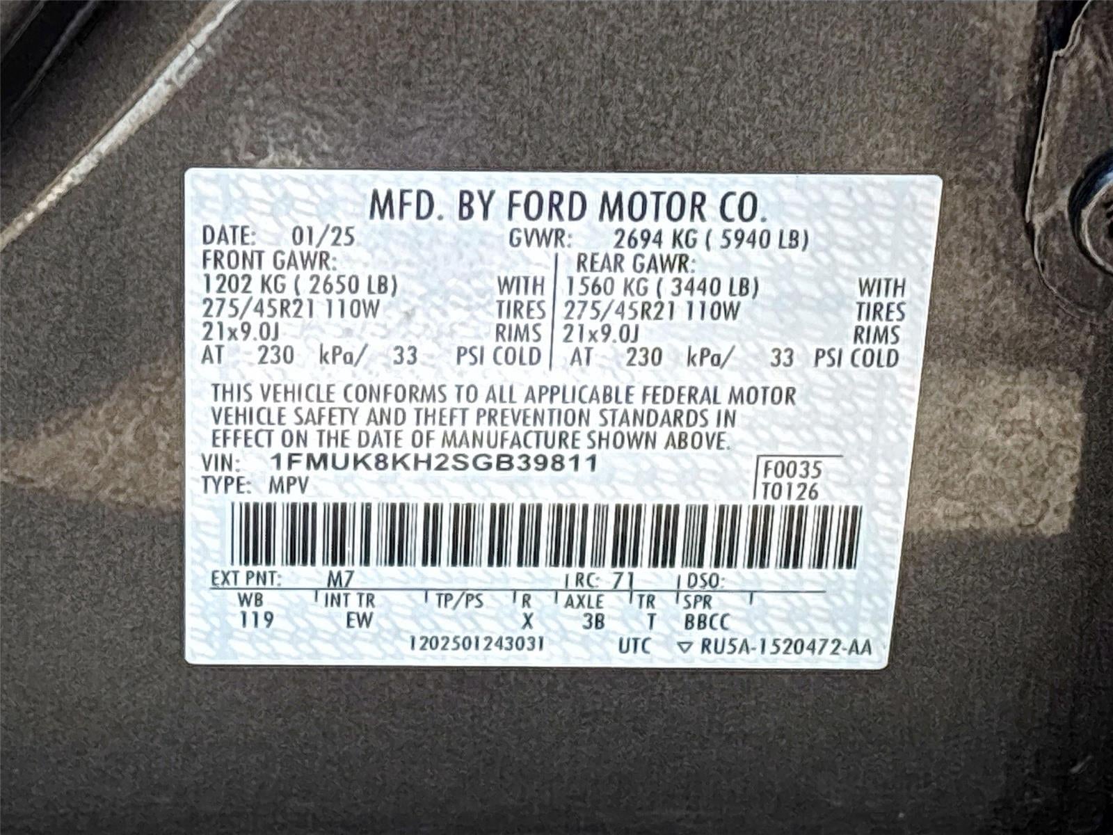 2025 Ford Explorer ST-Line