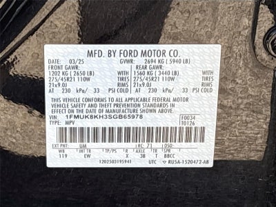 2025 Ford Explorer ST-Line