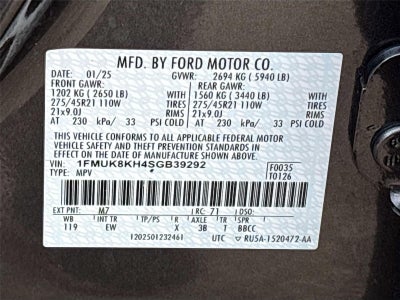 2025 Ford Explorer ST-Line