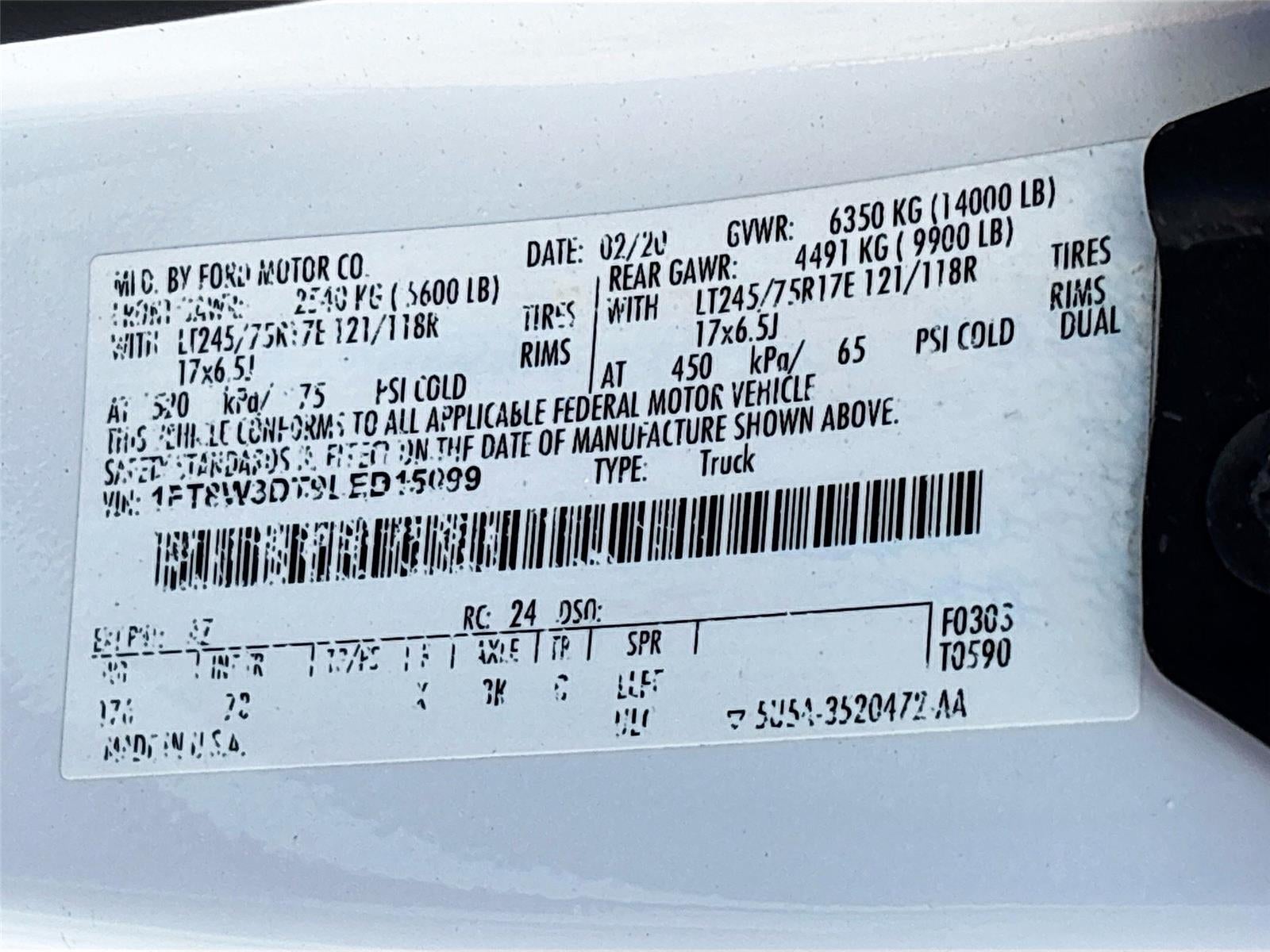 2020 Ford Super Duty F-350 DRW Platinum