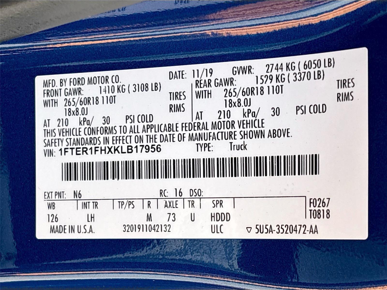 2019 Ford Ranger XLT