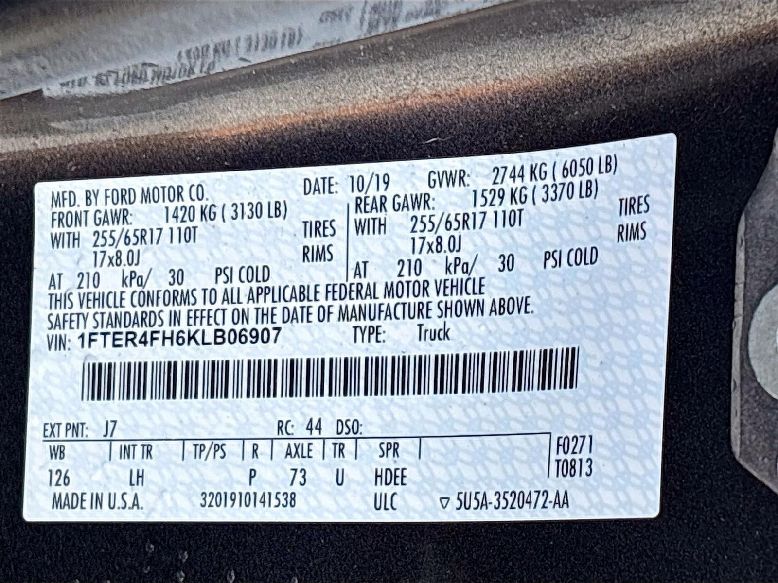 2019 Ford Ranger XLT