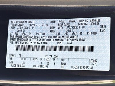 2017 Ford F-150 XL