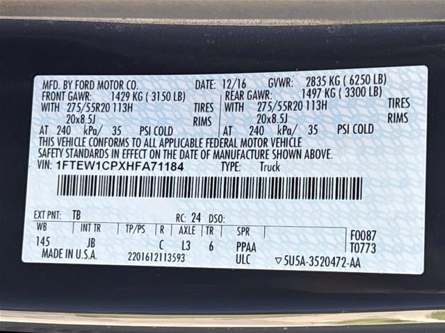 2017 Ford F-150 XL