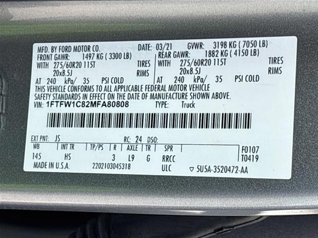 2021 Ford F-150 LARIAT