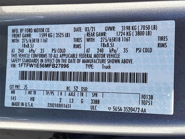 2021 Ford F-150 LARIAT