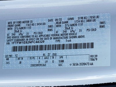 2022 Ford F-150 XL