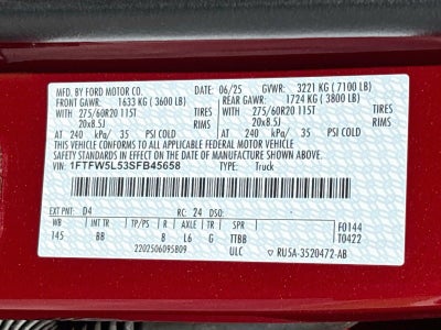 2025 Ford F-150 LARIAT