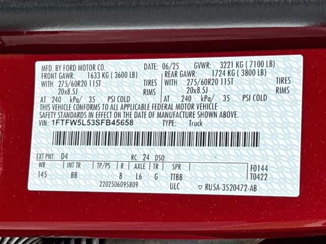 2025 Ford F-150 LARIAT