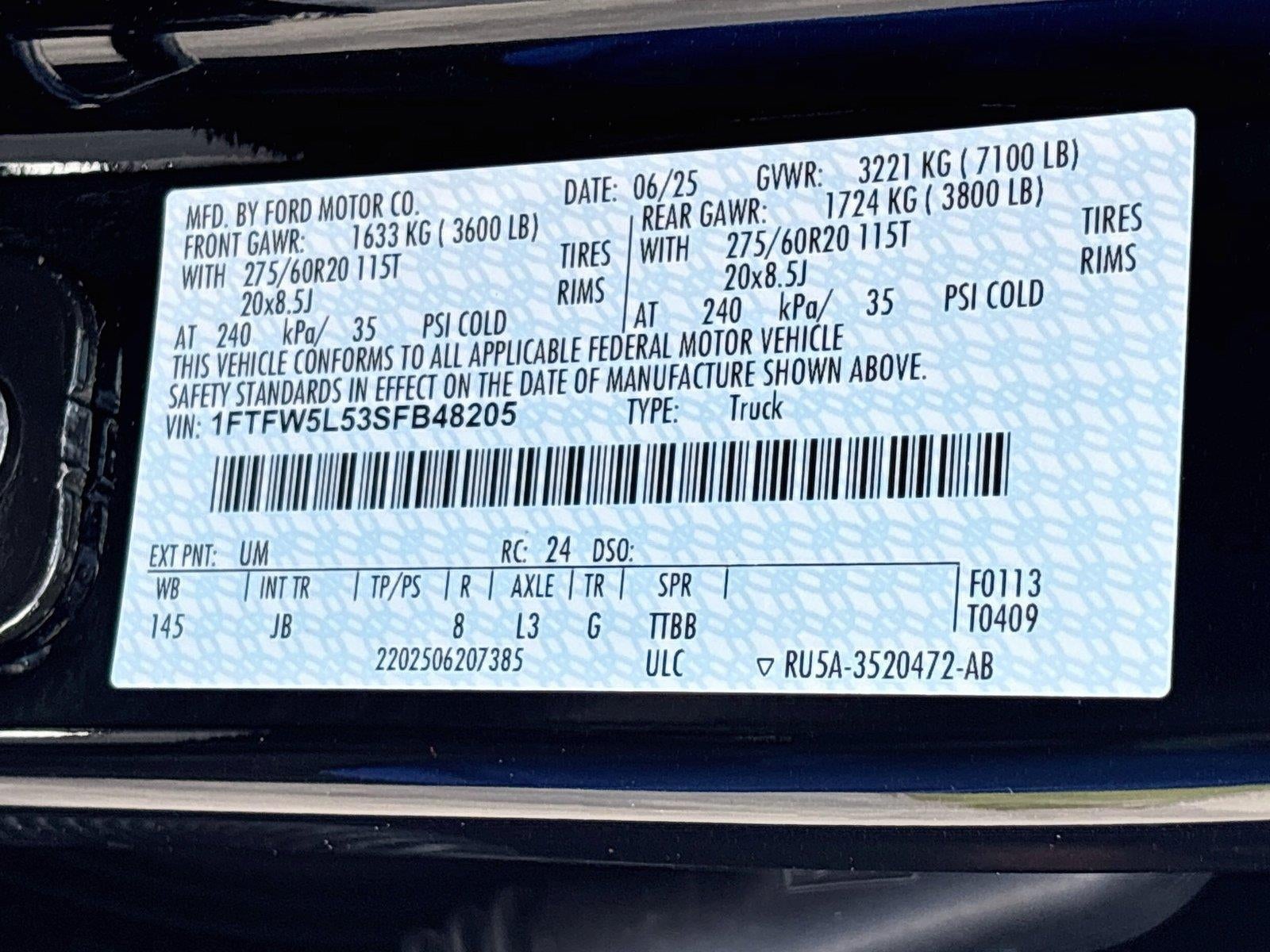 2025 Ford F-150 LARIAT