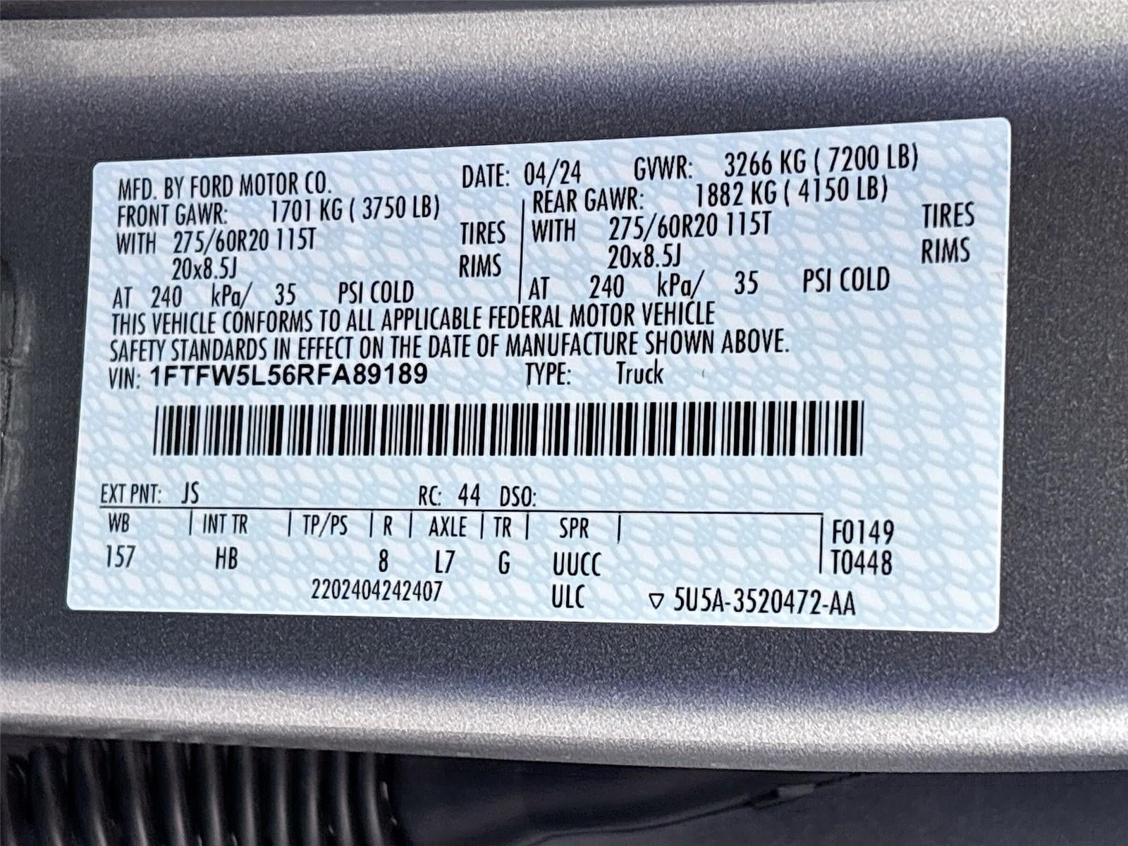 2024 Ford F-150 LARIAT