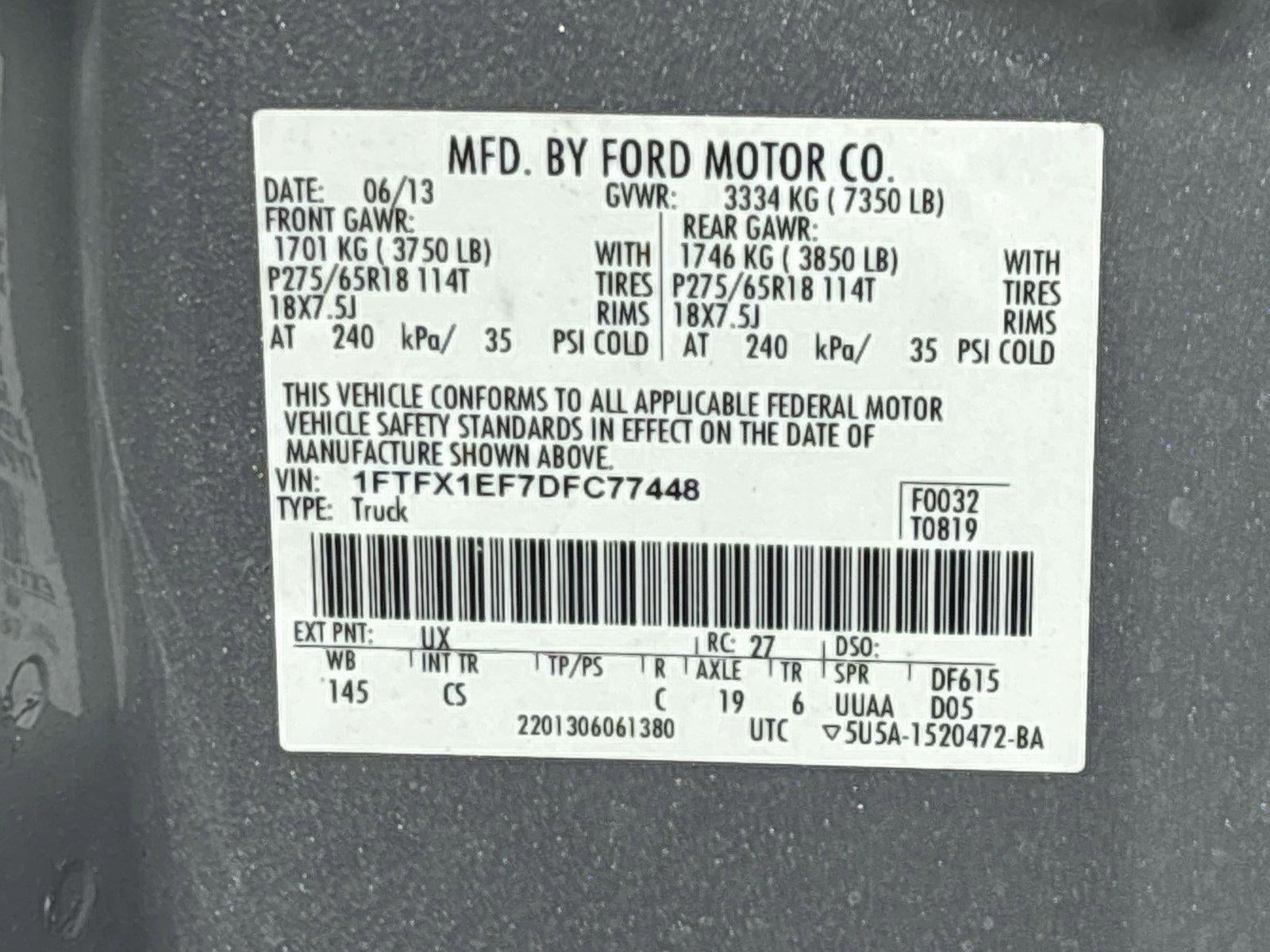 2013 Ford F-150 STX