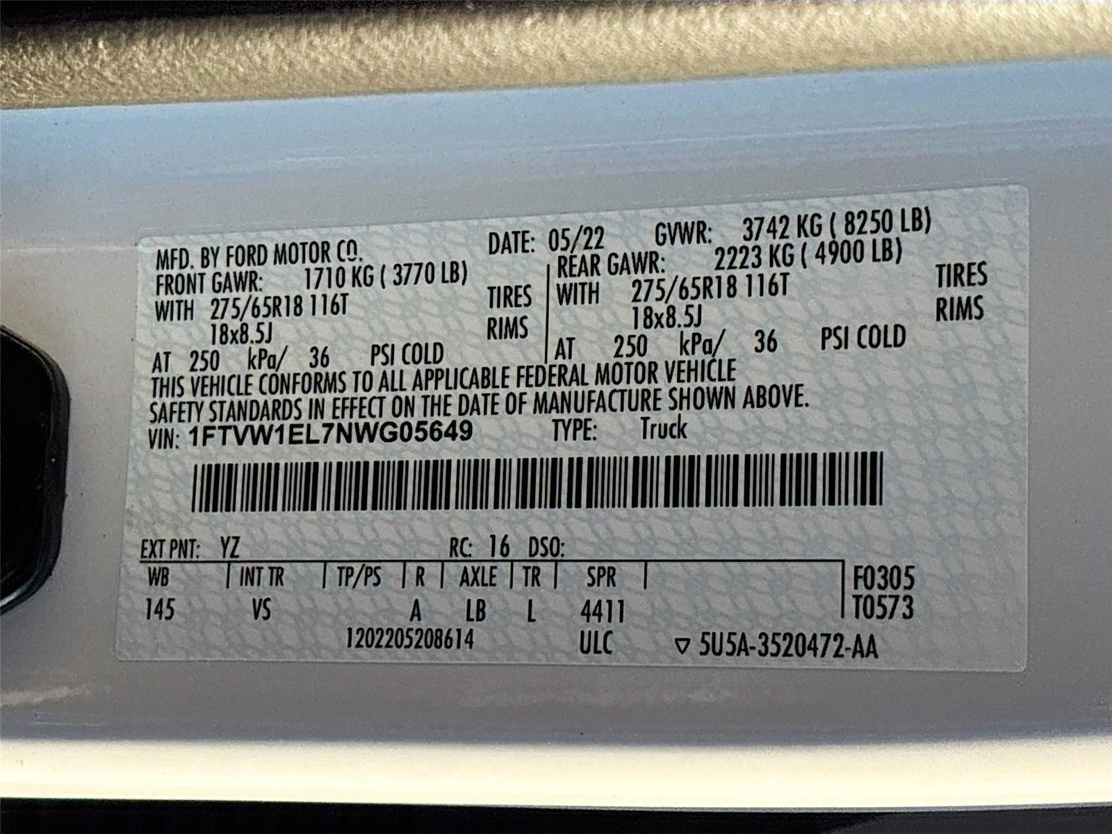 2022 Ford F-150 Lightning Pro