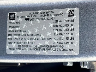 2019 Chevrolet Silverado 1500 Custom