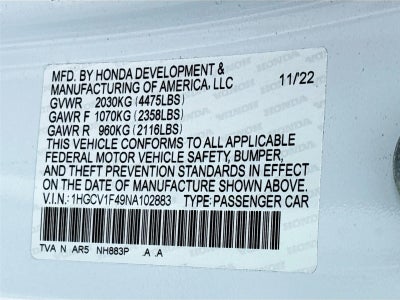 2022 Honda Accord Sport Special Edition