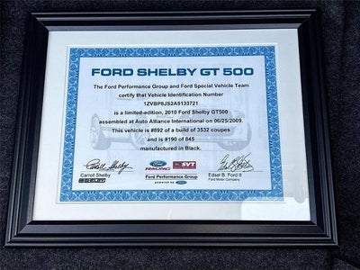 2010 Ford MUSTANG GT500
