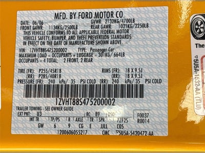 2007 Ford Mustang Shelby GT500