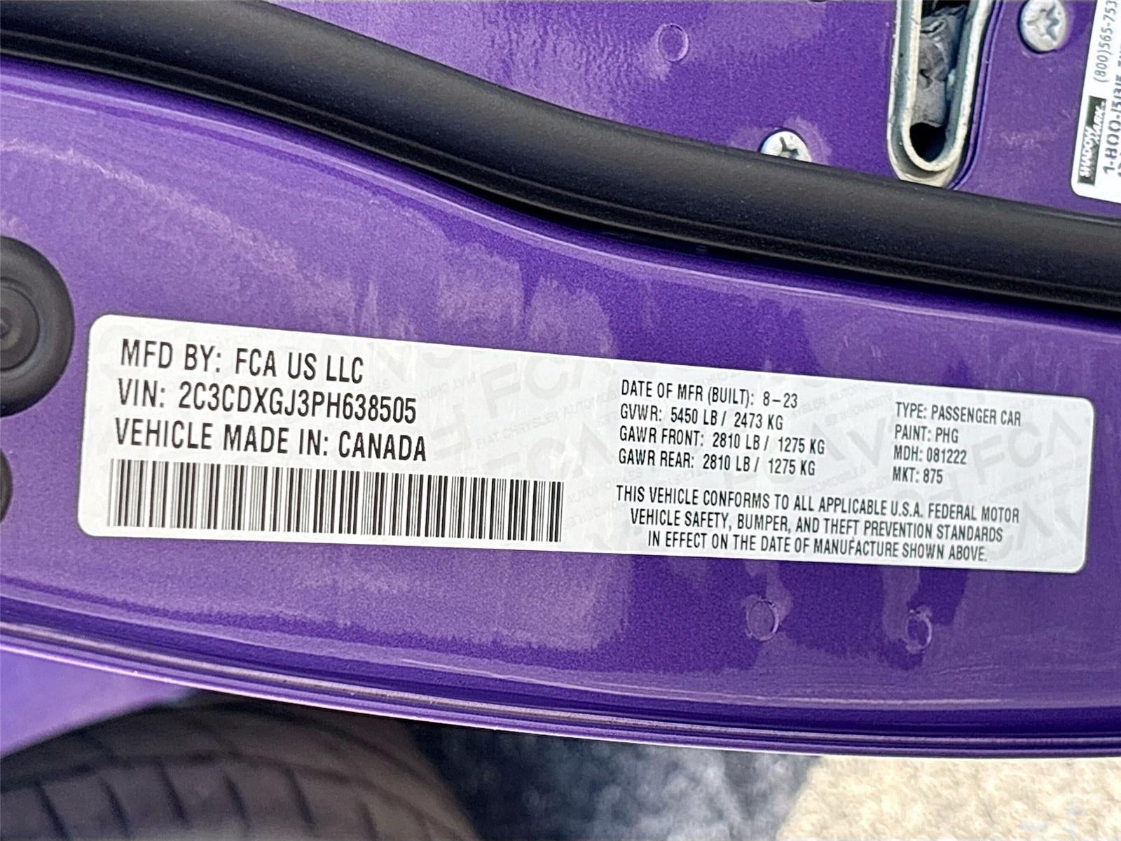 2023 Dodge Charger Scat Pack Widebody