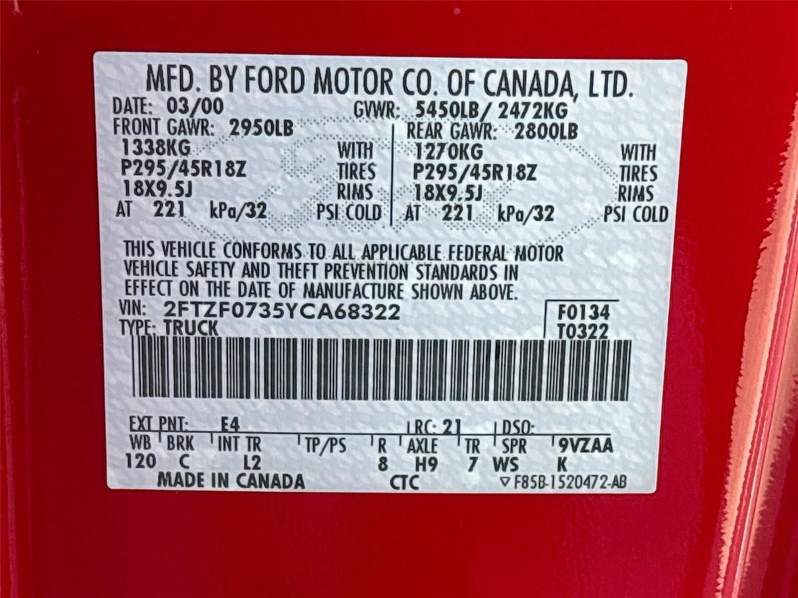 2000 Ford F-150 Lightning