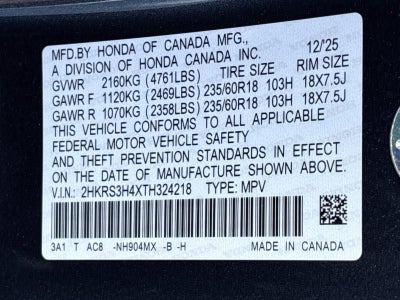 2026 Honda Cr-V EX