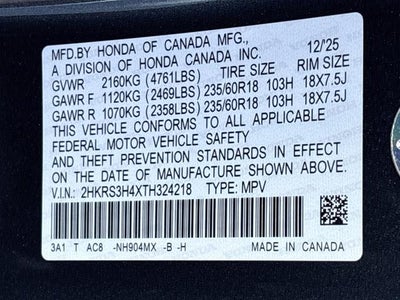 2026 Honda CR-V EX