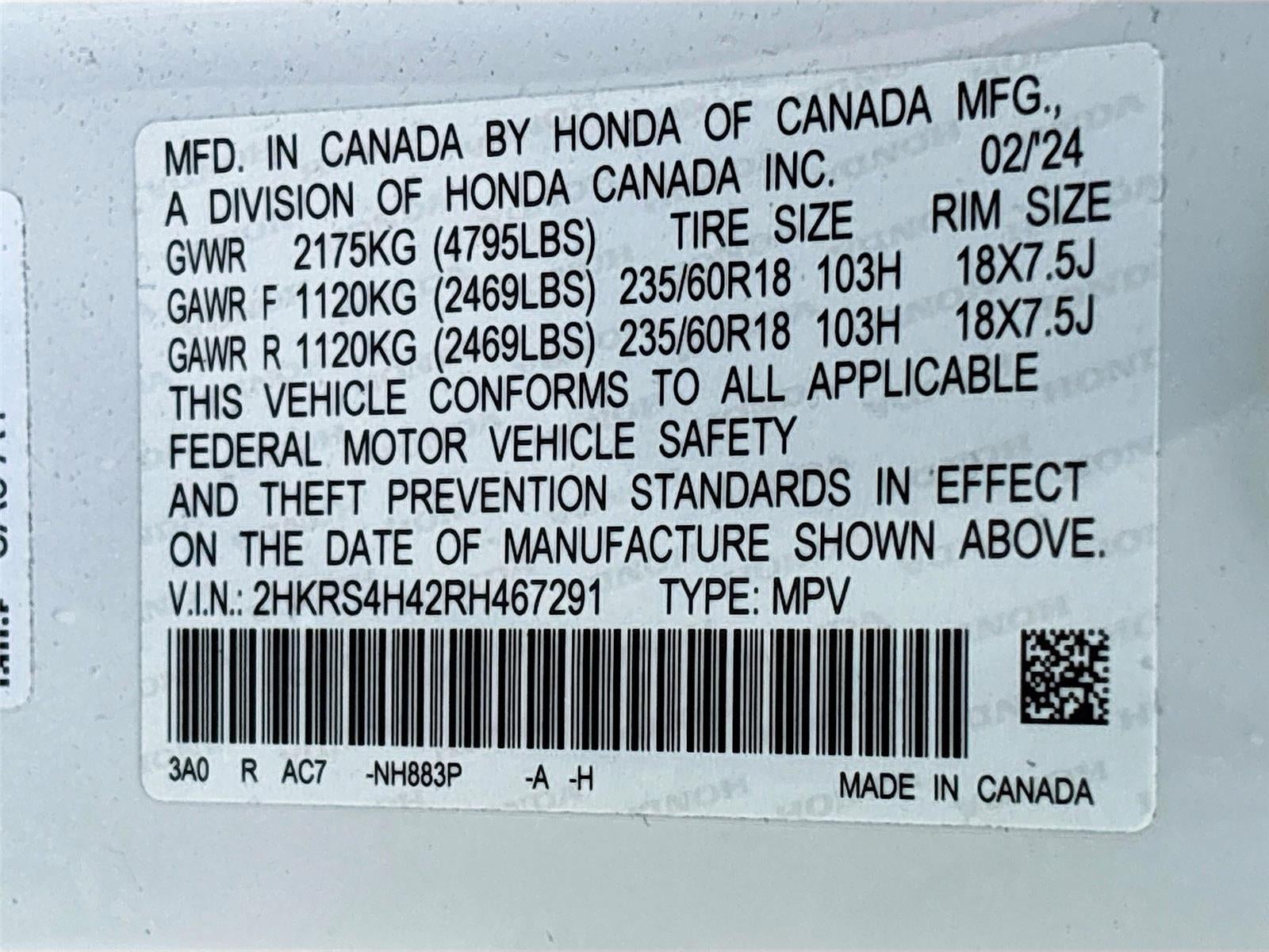 2024 Honda CR-V EX