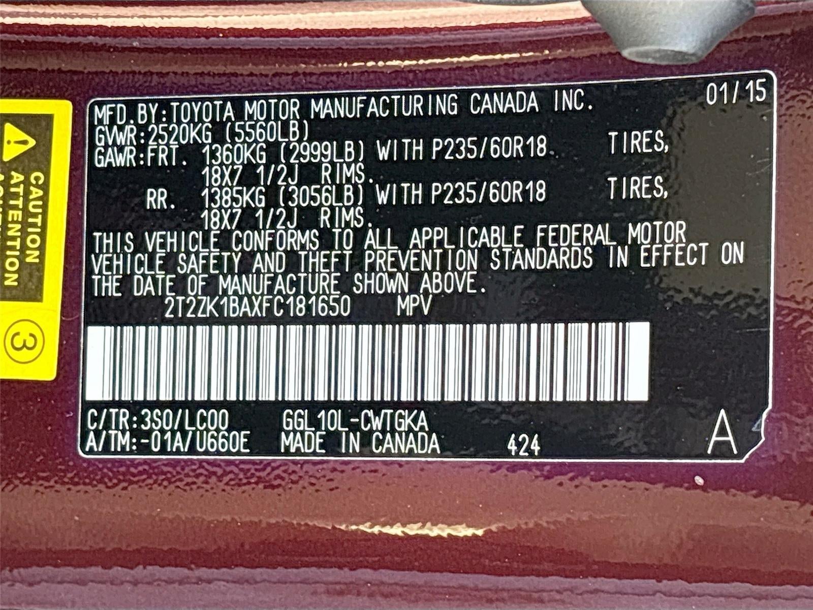 2015 Lexus RX 350 4DR FWD