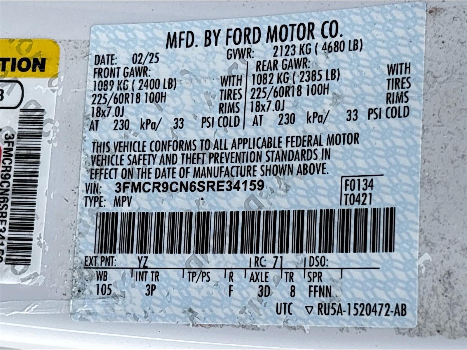 2025 Ford Bronco Sport Outer Banks