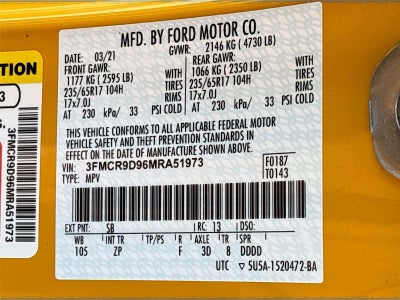 2021 Ford Bronco Sport Badlands