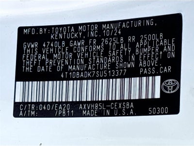 2025 Toyota Camry SE