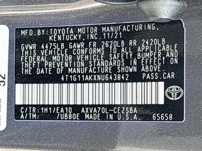 2022 Toyota Camry SE