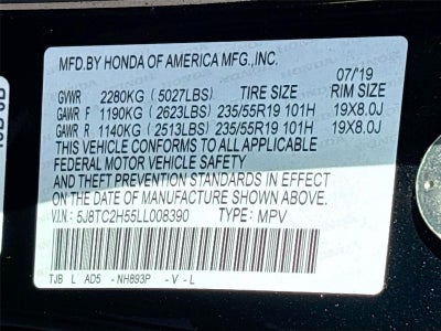 2020 Acura RDX w/Technology Pkg