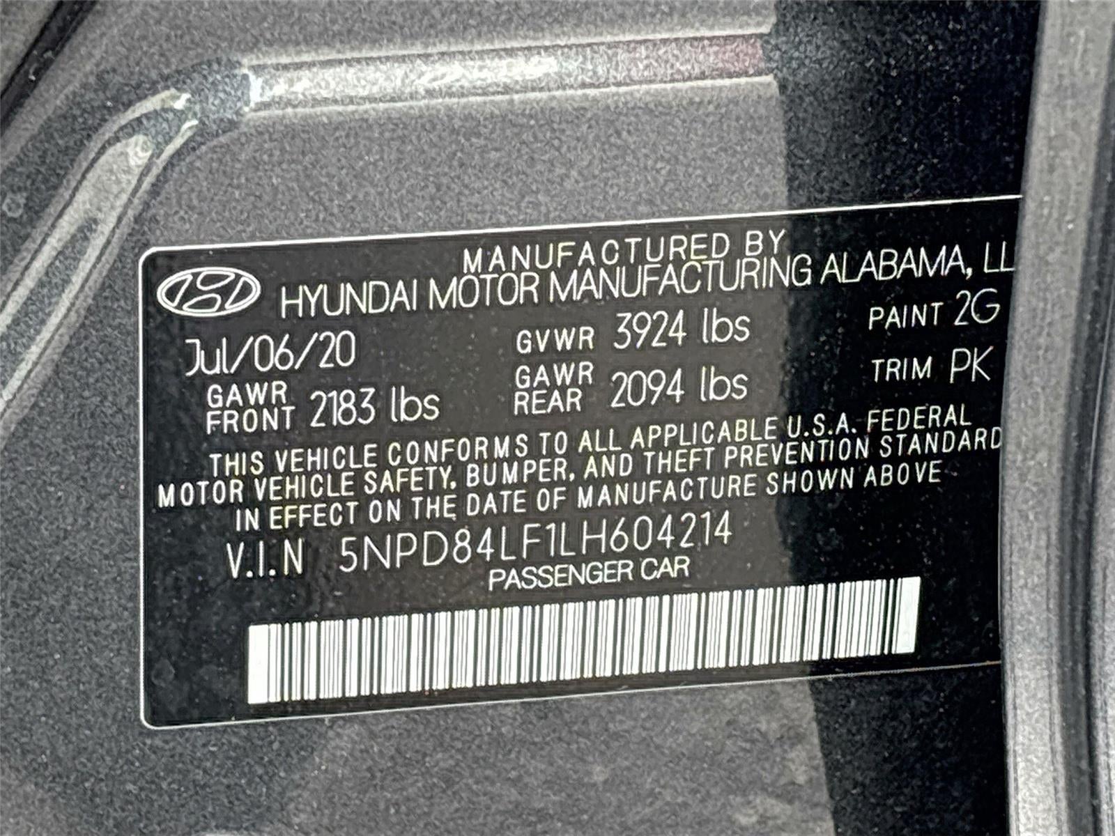 2020 Hyundai Elantra Value Edition
