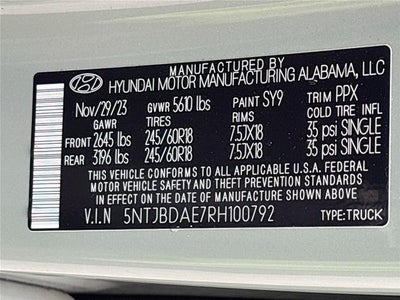 2024 Hyundai Santa Cruz SEL